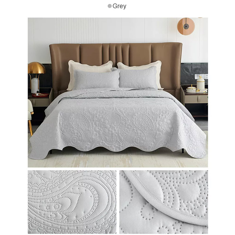 অতিস্বনক তরঙ্গ প্রান্ত bedspread-013