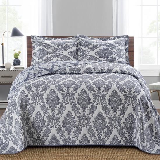 cxmicrotex Damask Jacquard Bedspreads কুইল্টেড বেডিং সেট