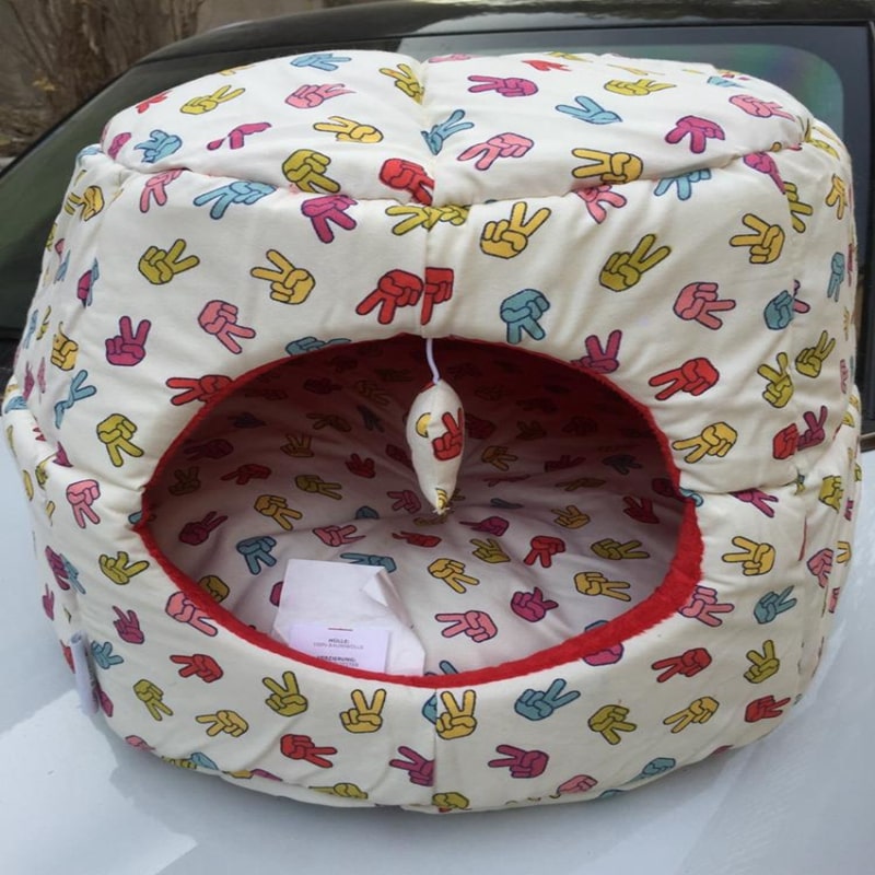 কুকুর বেডিং জন্য মুদ্রিত পোষা বিছানা